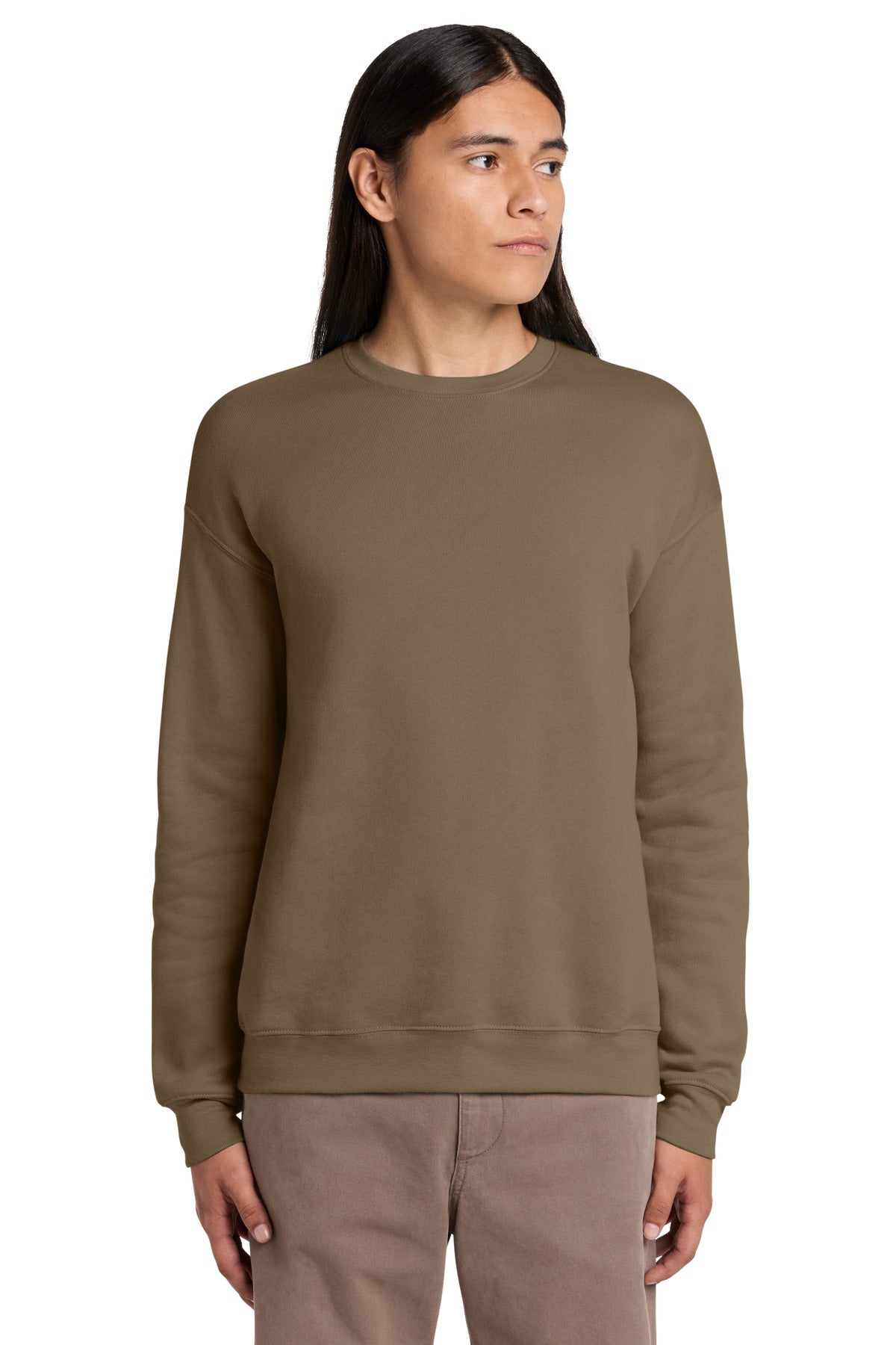 BELLA+CANVAS  ®  Unisex Sponge Fleece Drop Shoulder Sweatshirt. BC3945 | Add Your Logo