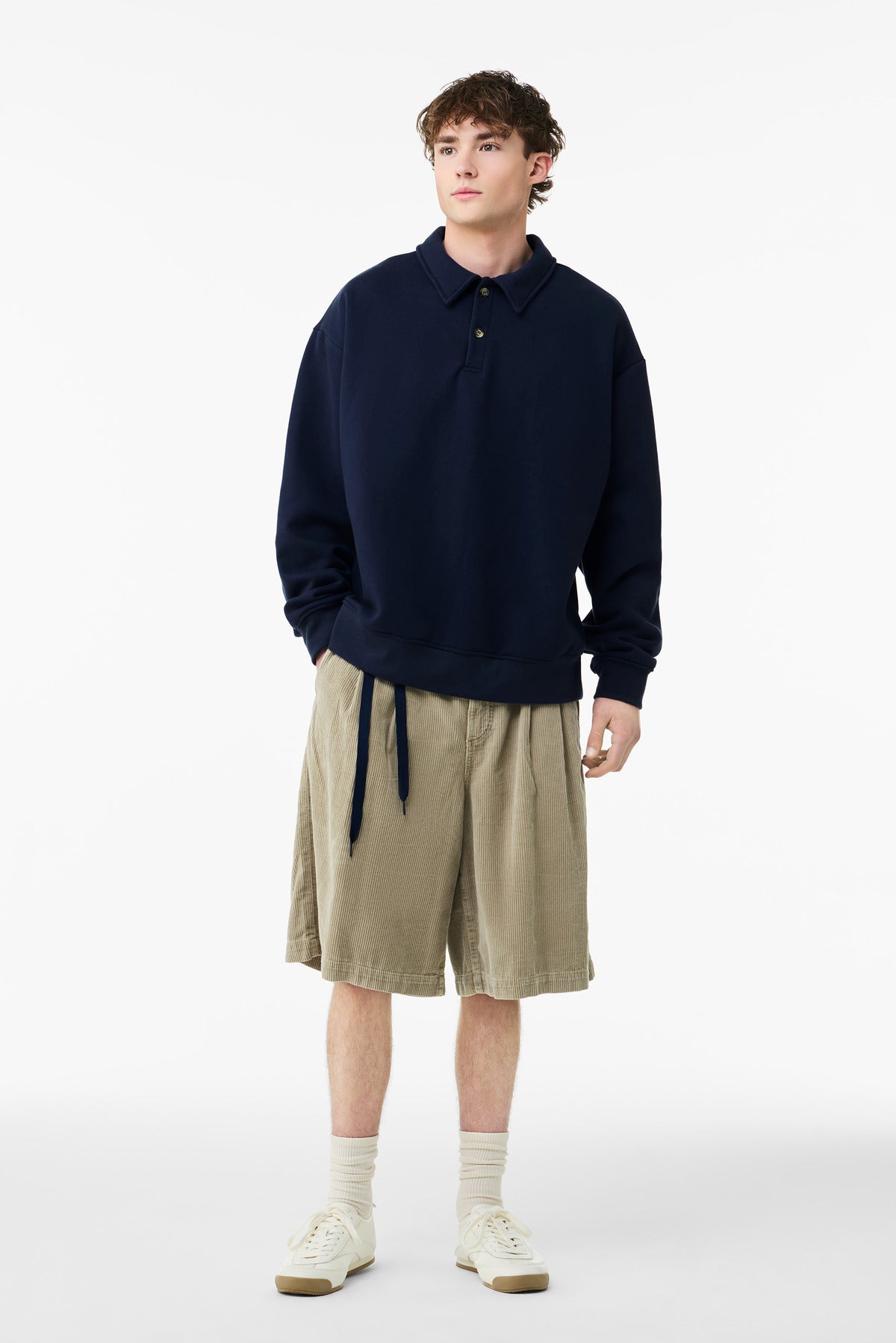 BELLA+CANVAS ®  Unisex 10-Ounce Polo Sweatshirt BC4741 | Add Your Logo