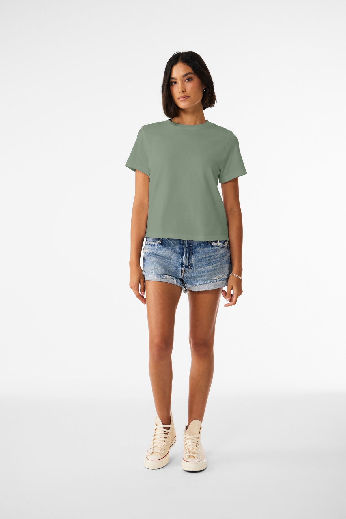 BELLA+CANVAS ®  Women's 6-Ounce Heavyweight Tee BC6110 | Add Your Logo