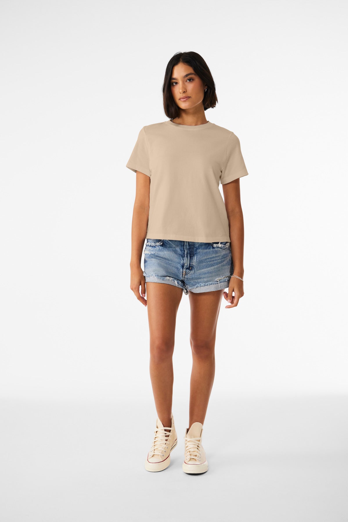 BELLA+CANVAS ®  Women's 6-Ounce Heavyweight Tee BC6110 | Add Your Logo