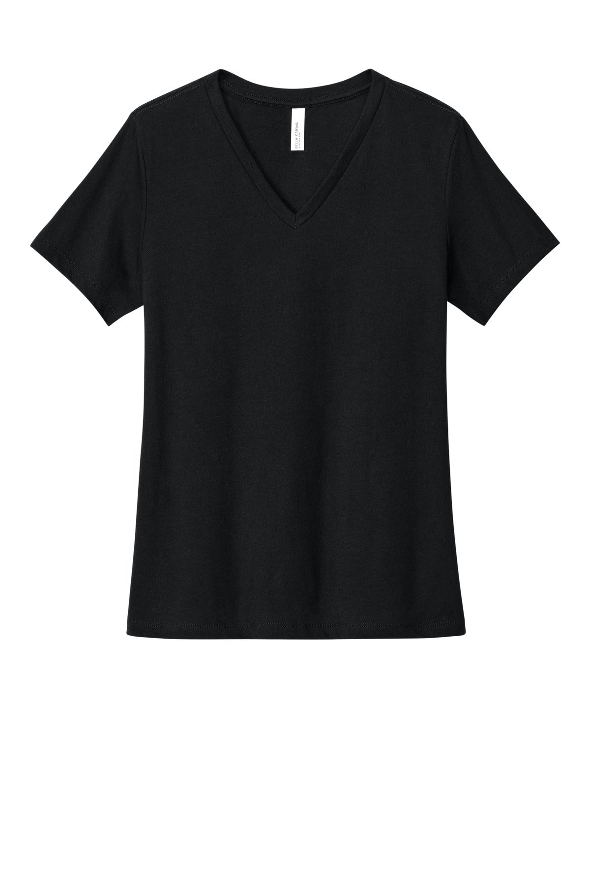 BELLA+CANVAS ®  Women's Relaxed Heather CVC V-Neck Tee BC6405CVC | Add Your Logo
