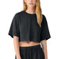 BELLA+CANVAS ®  Women's Heavyweight Garment-Dyed Cropped Tee BC6882GD | Add Your Logo