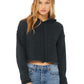 BELLA+CANVAS    Women's Sponge Fleece Cropped Fleece Hoodie. BC7502