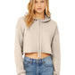 BELLA+CANVAS    Women's Sponge Fleece Cropped Fleece Hoodie. BC7502