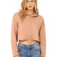 BELLA+CANVAS    Women's Sponge Fleece Cropped Fleece Hoodie. BC7502