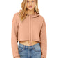 BELLA+CANVAS    Women's Sponge Fleece Cropped Fleece Hoodie. BC7502