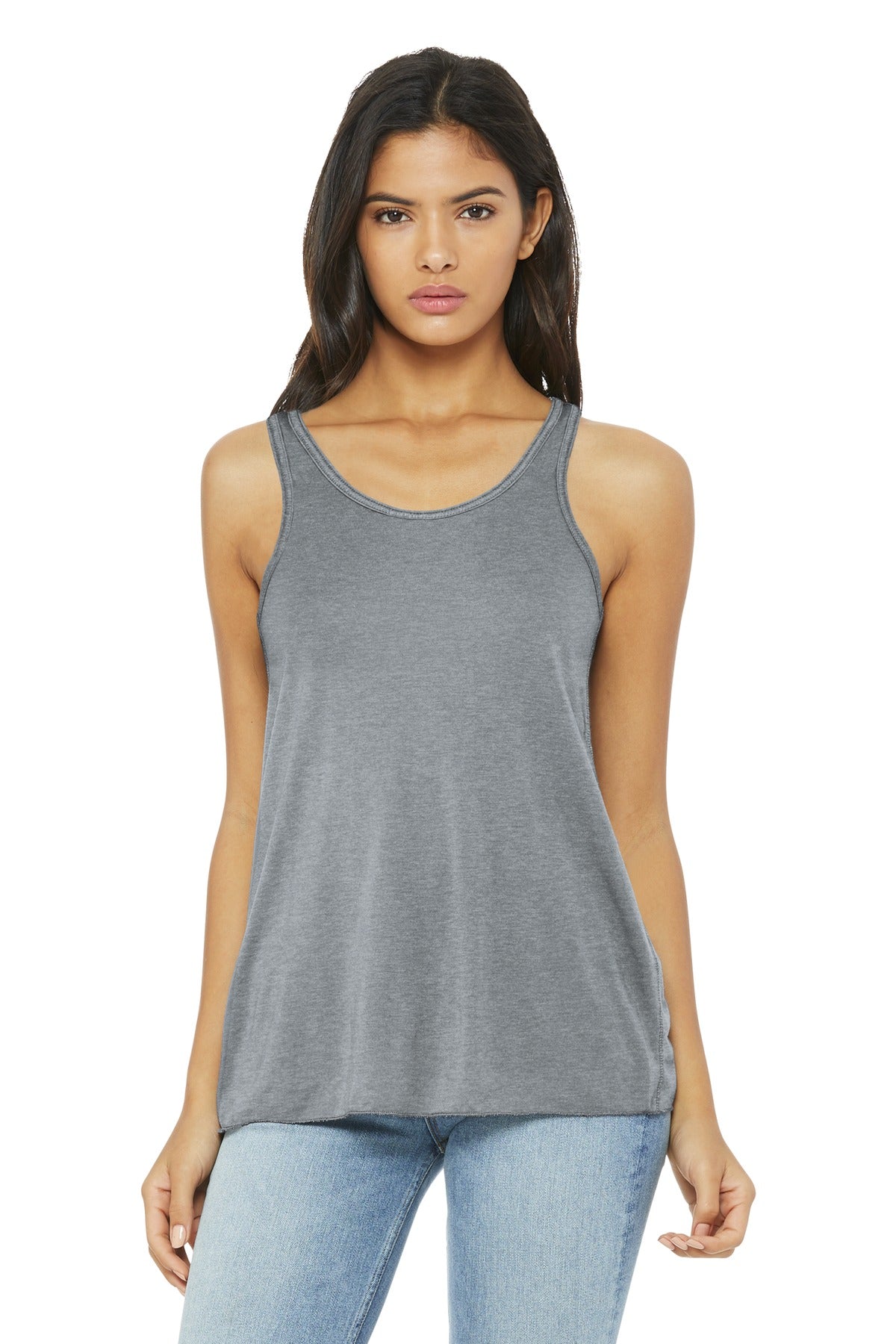 BELLA+CANVAS  ®  Women's Flowy Racerback Tank. BC8800 | Add Your Logo