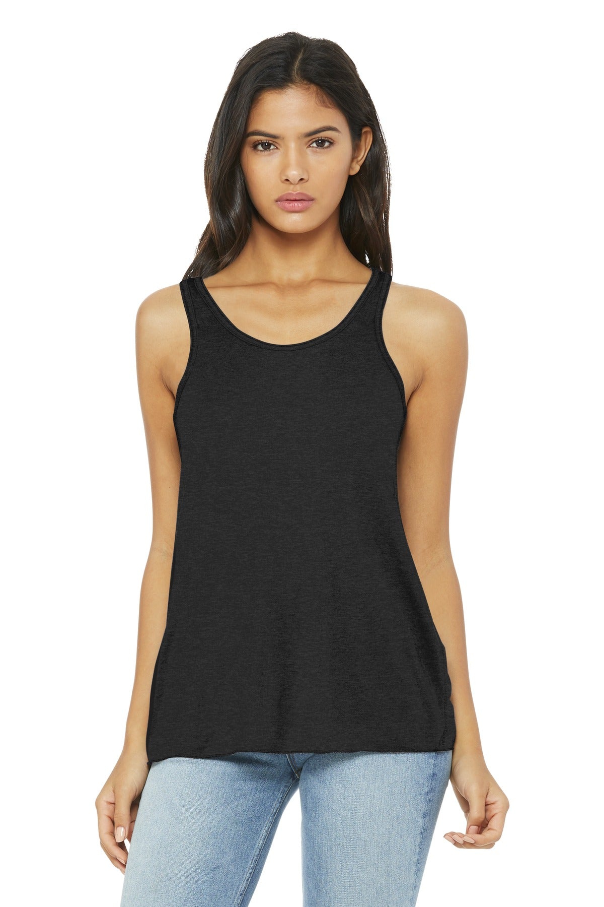 BELLA+CANVAS  ®  Women's Flowy Racerback Tank. BC8800 | Add Your Logo