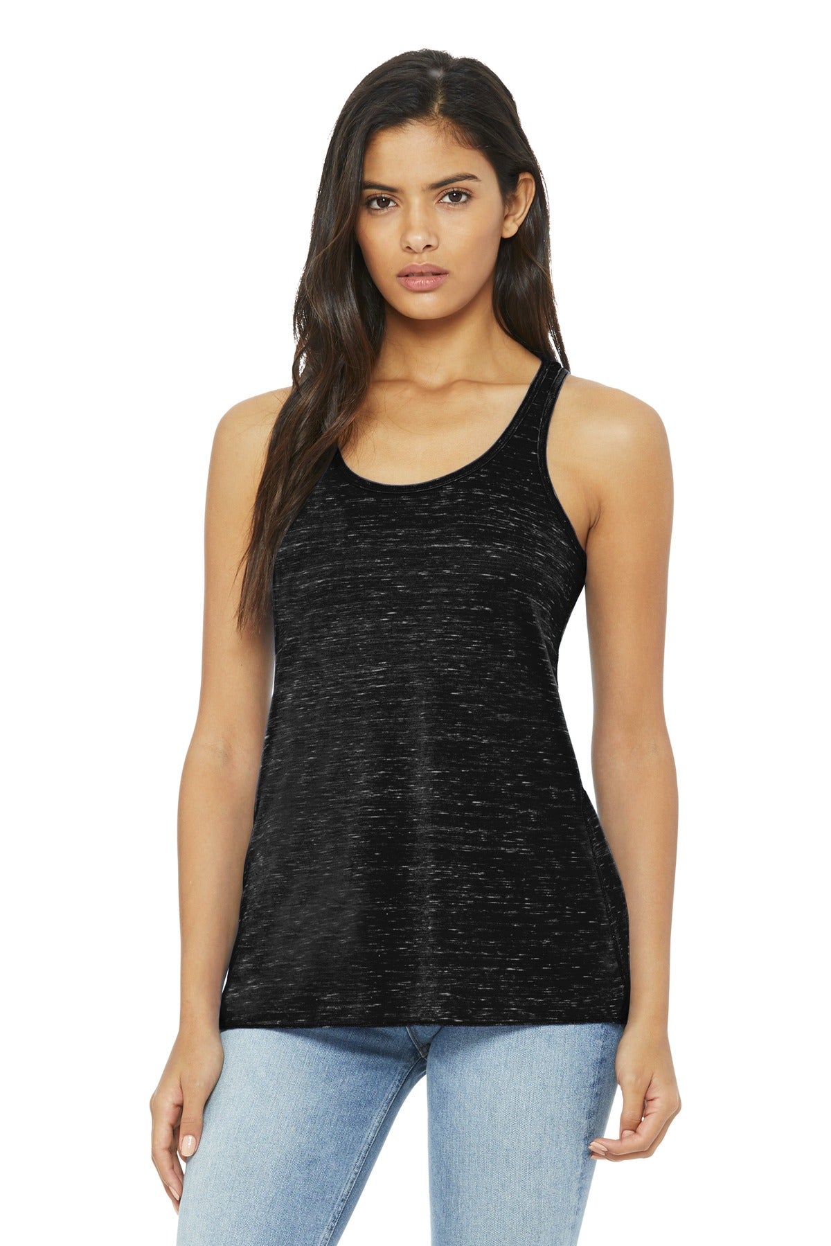 BELLA+CANVAS  ®  Women's Flowy Racerback Tank. BC8800 | Add Your Logo
