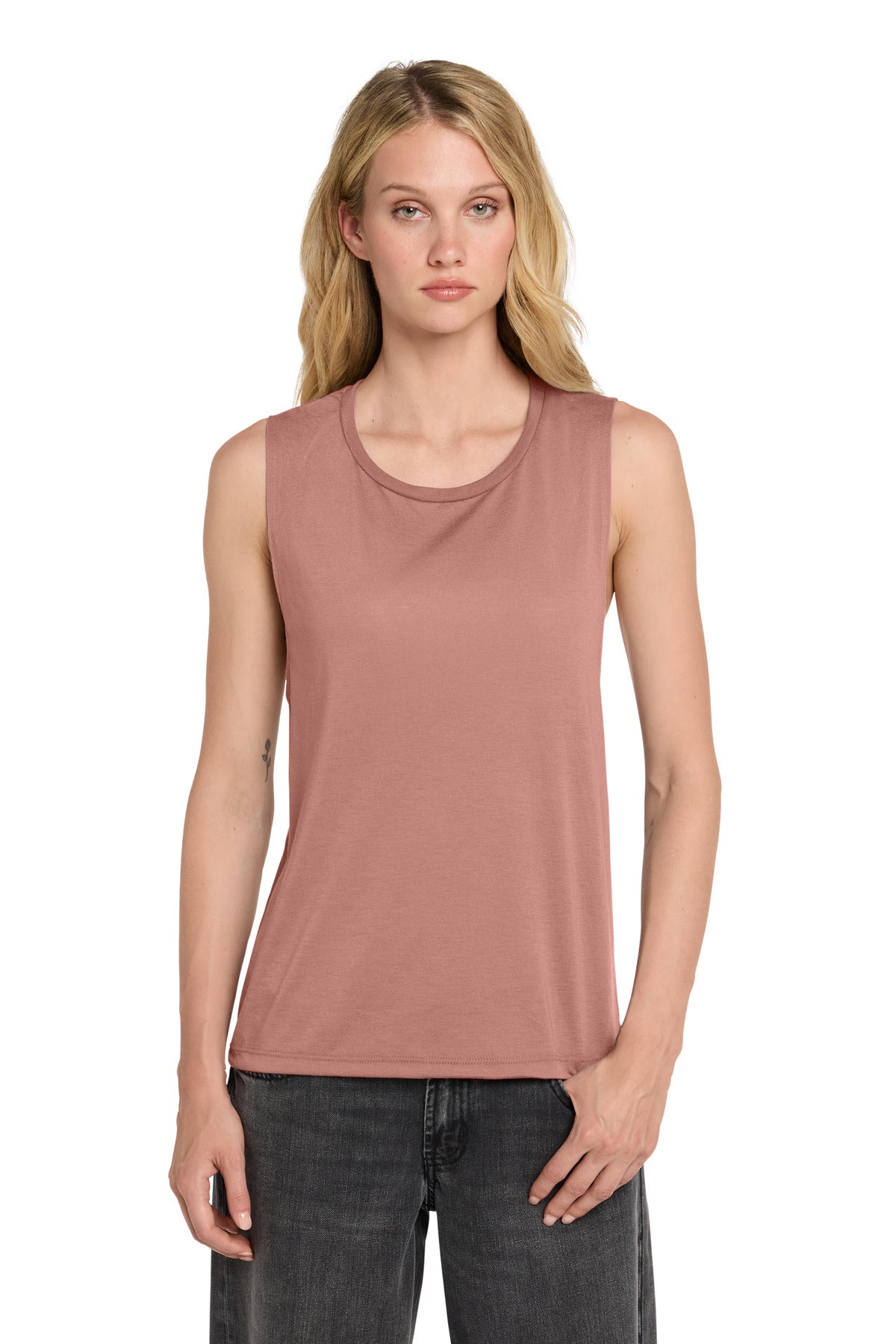 BELLA+CANVAS  ®  Women's Flowy Scoop Muscle Tank. BC8803 | Add Your Logo