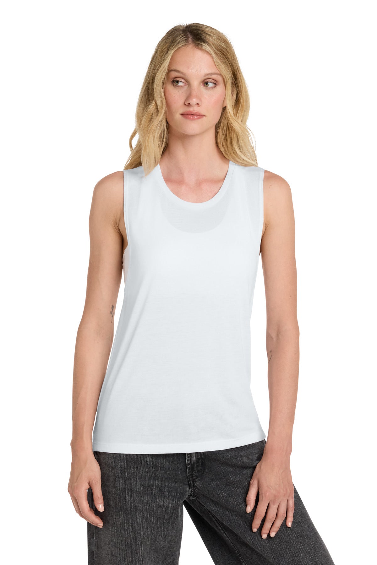 BELLA+CANVAS  ®  Women's Flowy Scoop Muscle Tank. BC8803 | Add Your Logo