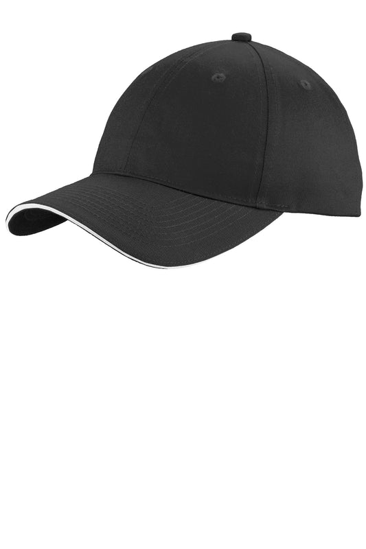 Port Authority   Unstructured Sandwich Bill Cap. C919