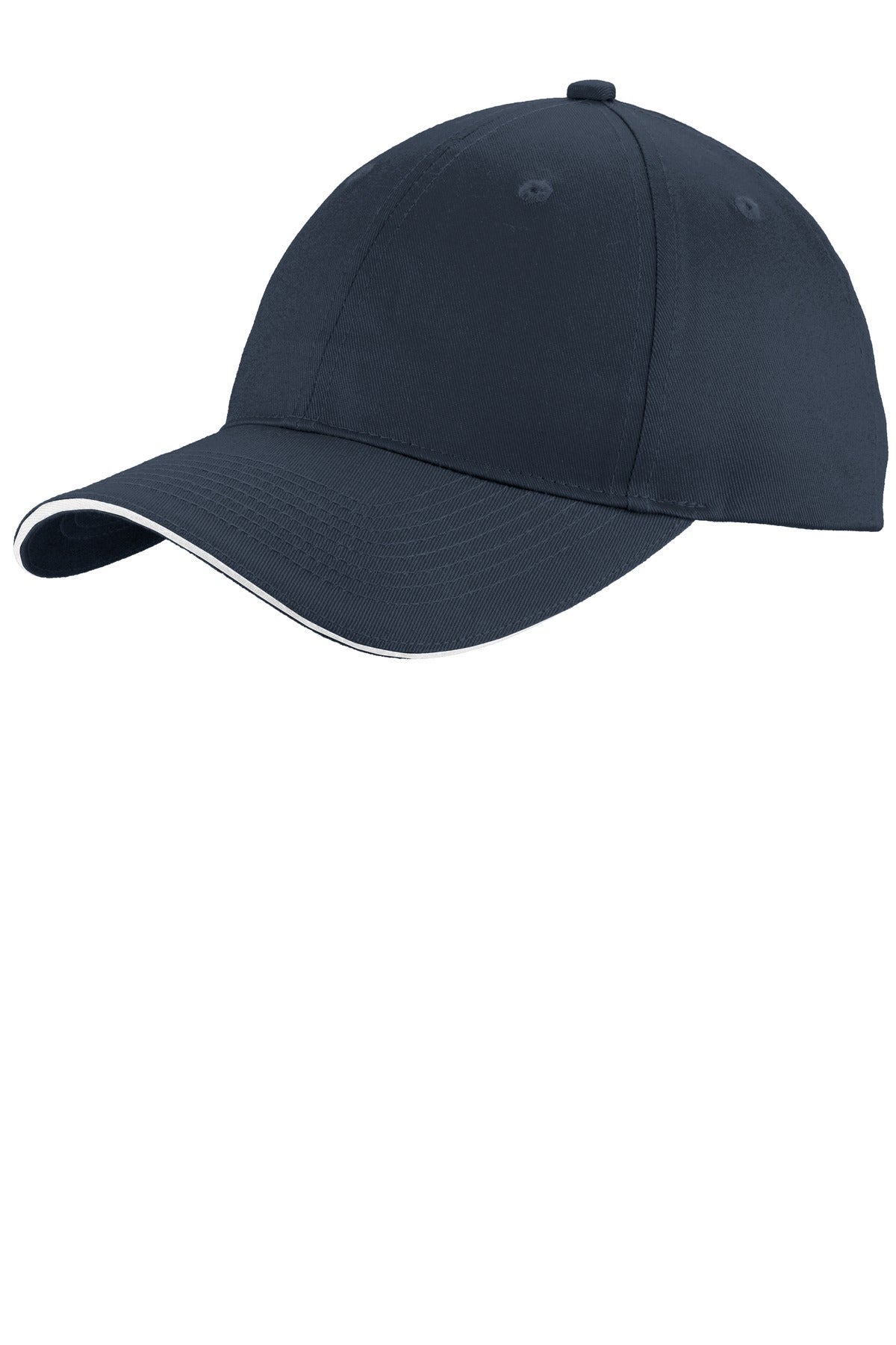 Port & Co   Unstructured Sandwich Bill Cap. C919
