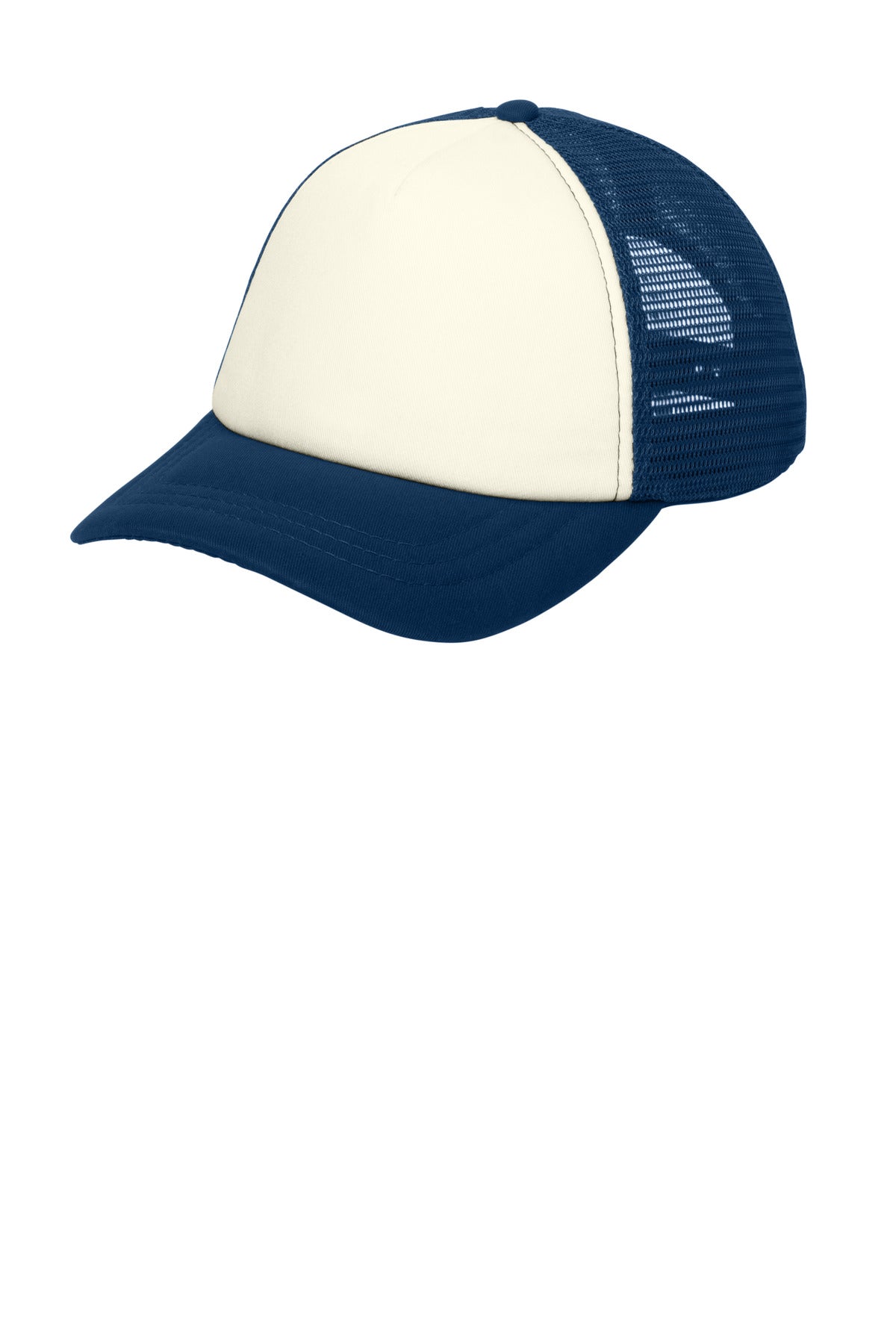 Port Authority    5-Panel Twill Foam Trucker Cap. C936