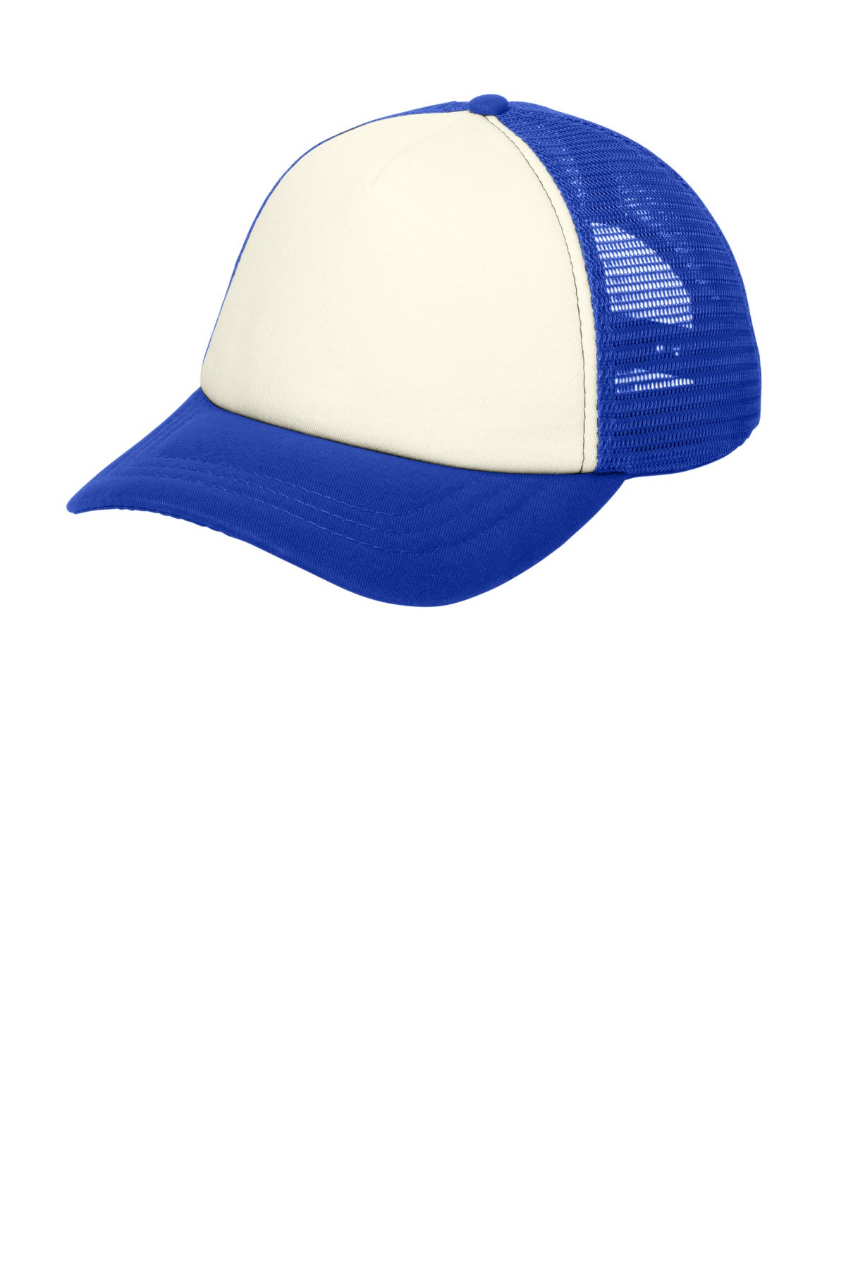 Port Authority    5-Panel Twill Foam Trucker Cap. C936