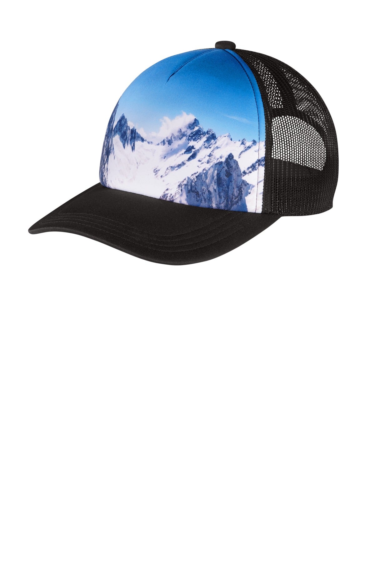 Port Authority    Photo Real Snapback Trucker Cap C950