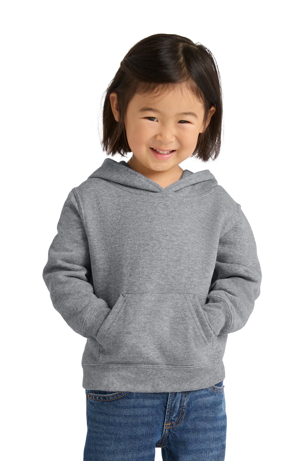 Port & Co ®  Toddler Core Fleece Pullover Hooded Sweatshirt. CAR78TH | Add Your Logo