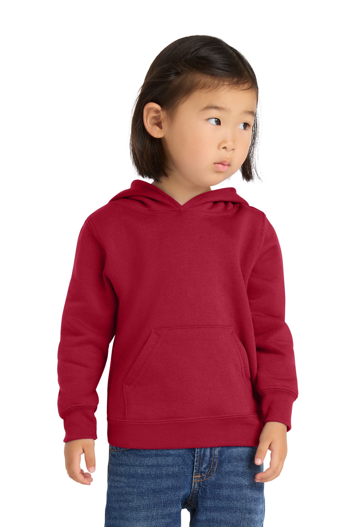 Port & Co ®  Toddler Core Fleece Pullover Hooded Sweatshirt. CAR78TH | Add Your Logo