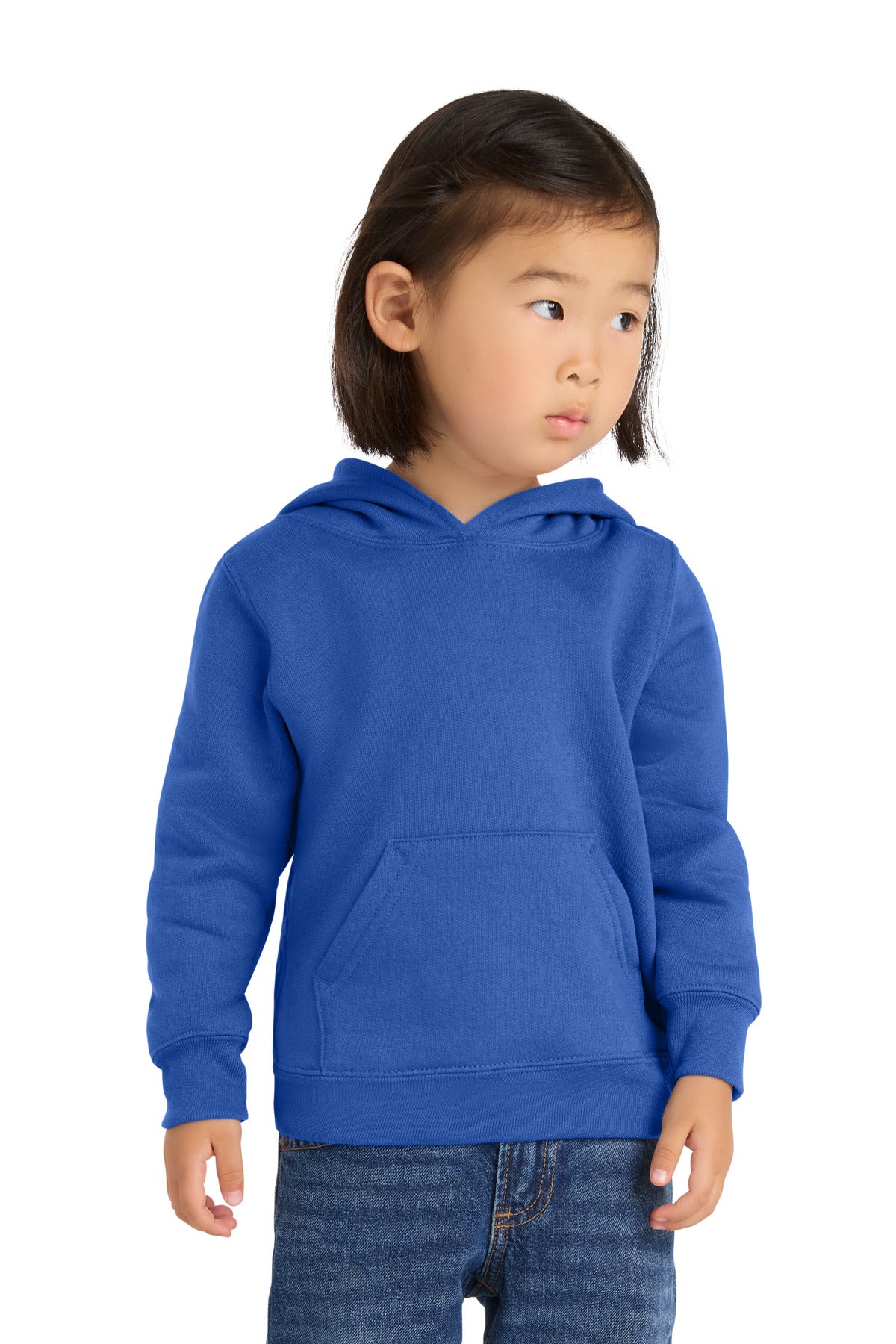 Port & Co ®  Toddler Core Fleece Pullover Hooded Sweatshirt. CAR78TH | Add Your Logo