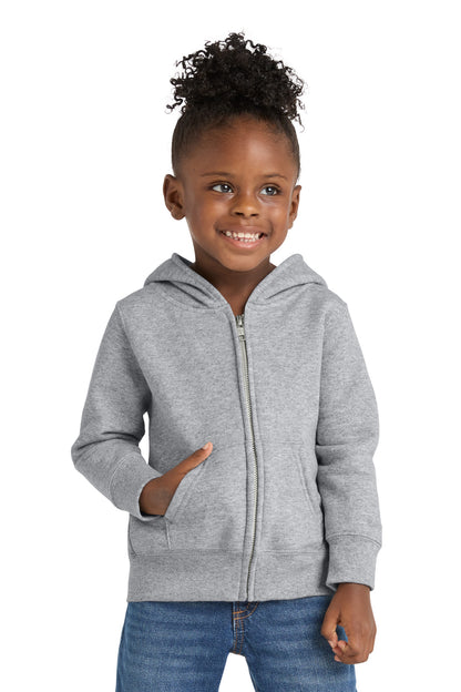 Port & Co ®  Toddler Core Fleece Full-Zip Hooded Sweatshirt. CAR78TZH | Add Your Logo