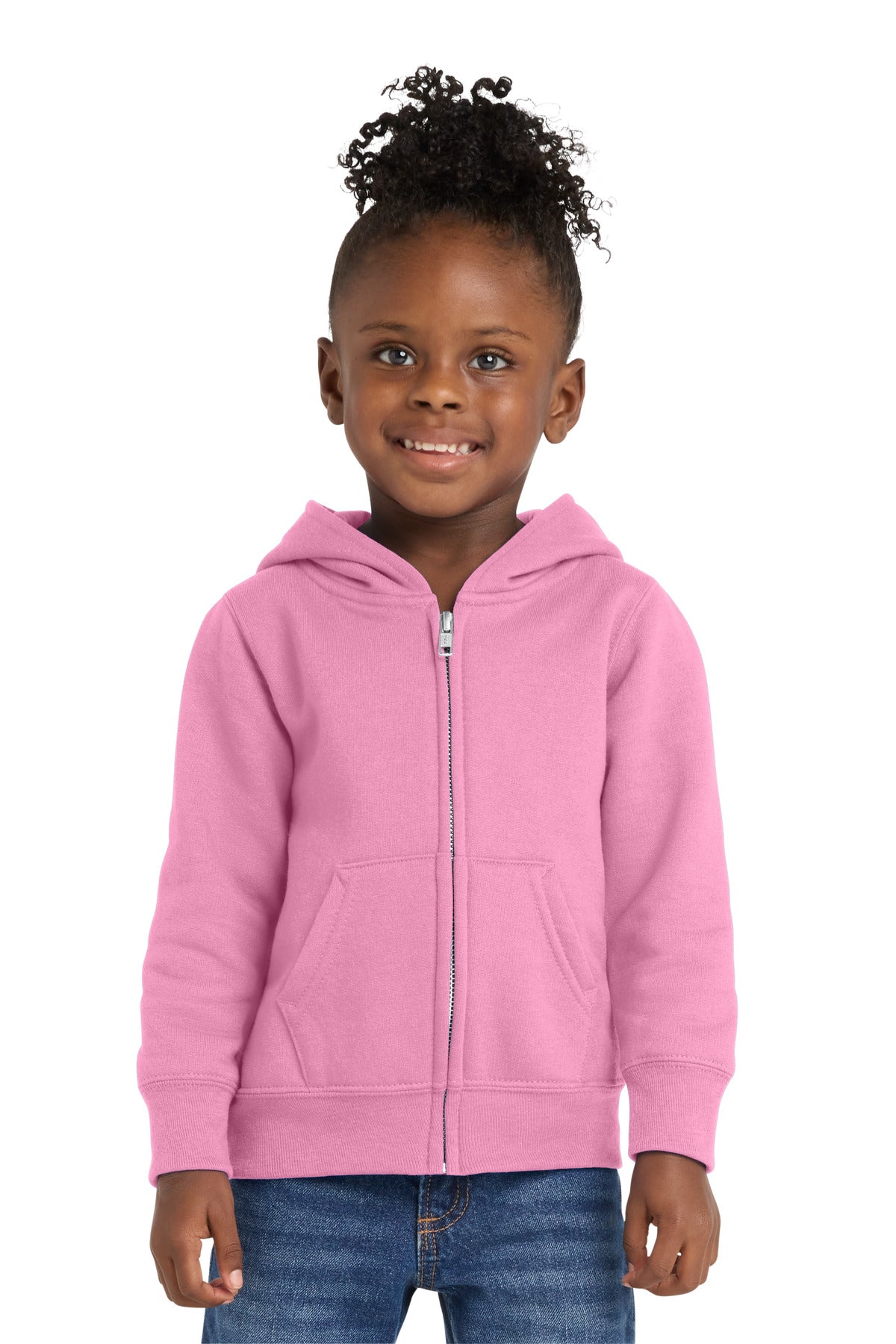 Port & Co ®  Toddler Core Fleece Full-Zip Hooded Sweatshirt. CAR78TZH | Add Your Logo