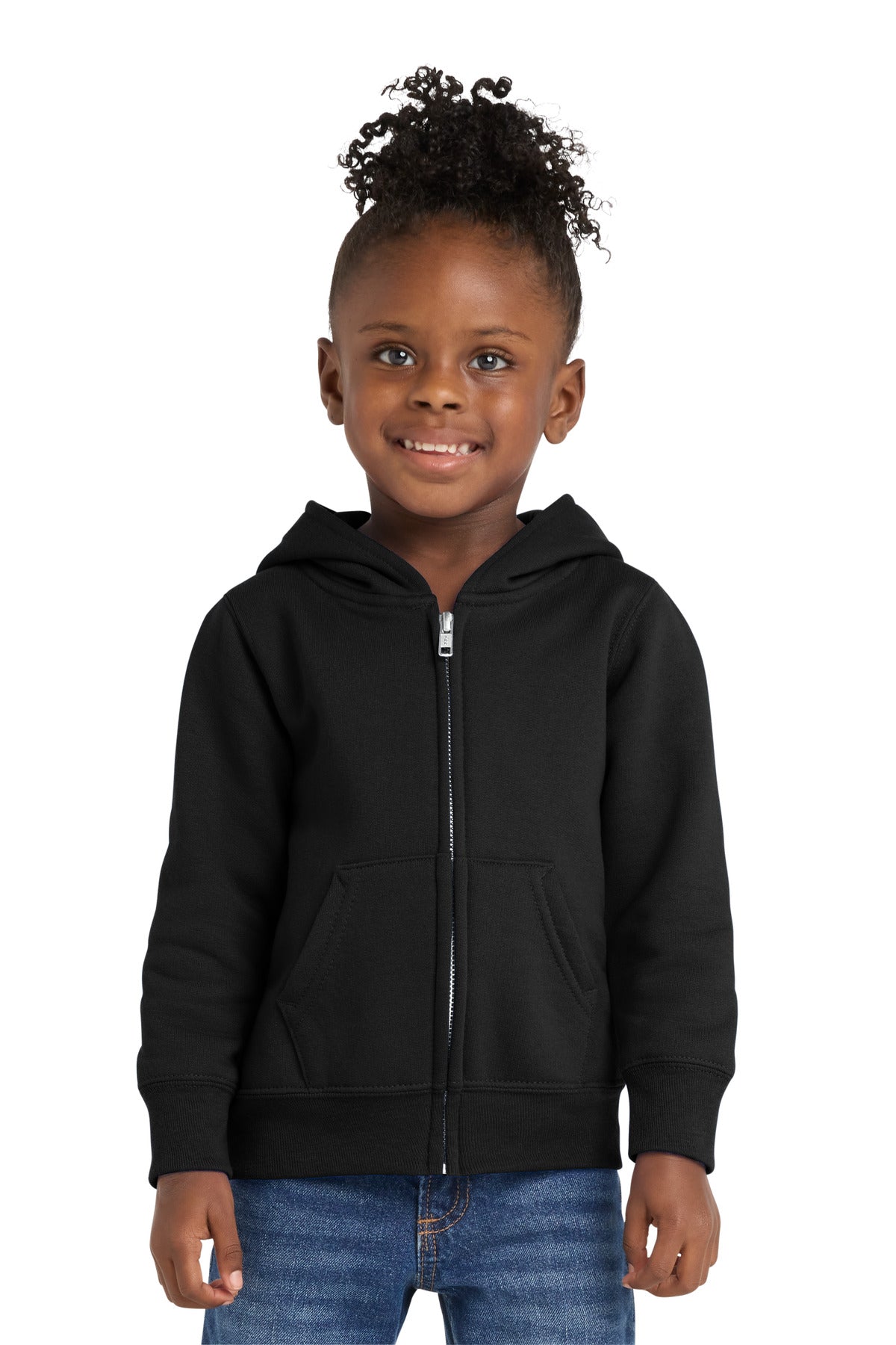 Port & Co ®  Toddler Core Fleece Full-Zip Hooded Sweatshirt. CAR78TZH | Add Your Logo