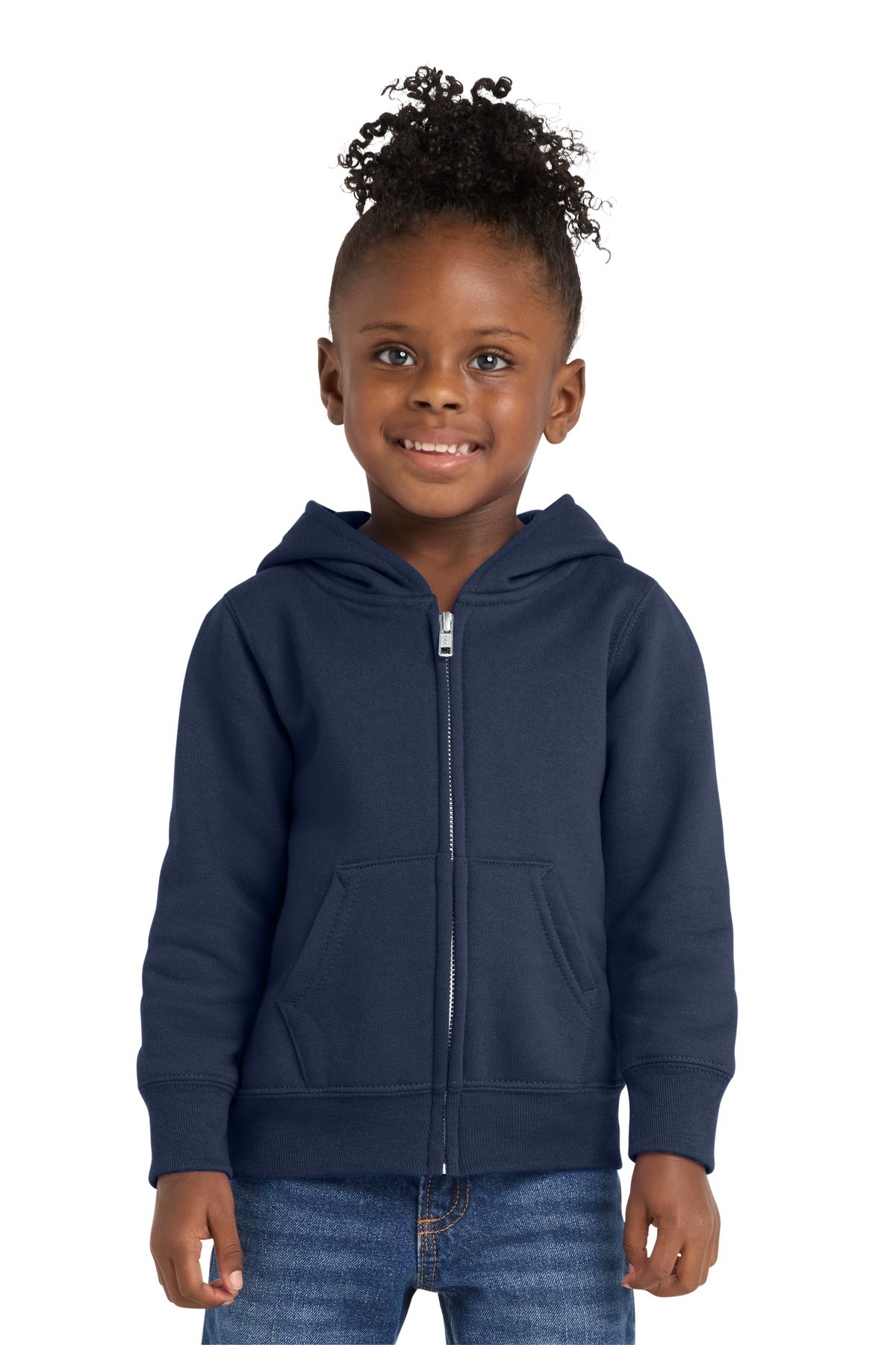 Port & Co ®  Toddler Core Fleece Full-Zip Hooded Sweatshirt. CAR78TZH | Add Your Logo