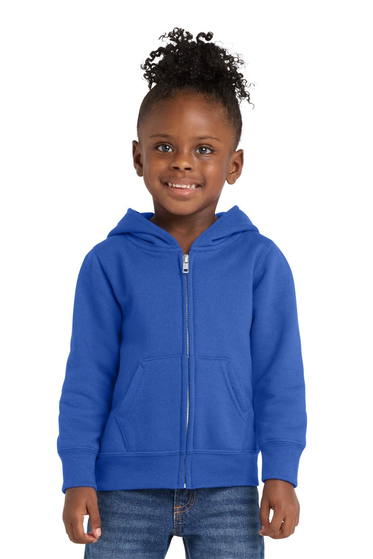 Port & Co ®  Toddler Core Fleece Full-Zip Hooded Sweatshirt. CAR78TZH | Add Your Logo
