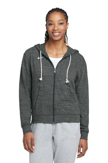 Nike Women's Gym Vintage Full-Zip Hoodie CN9402 | Add Your Logo