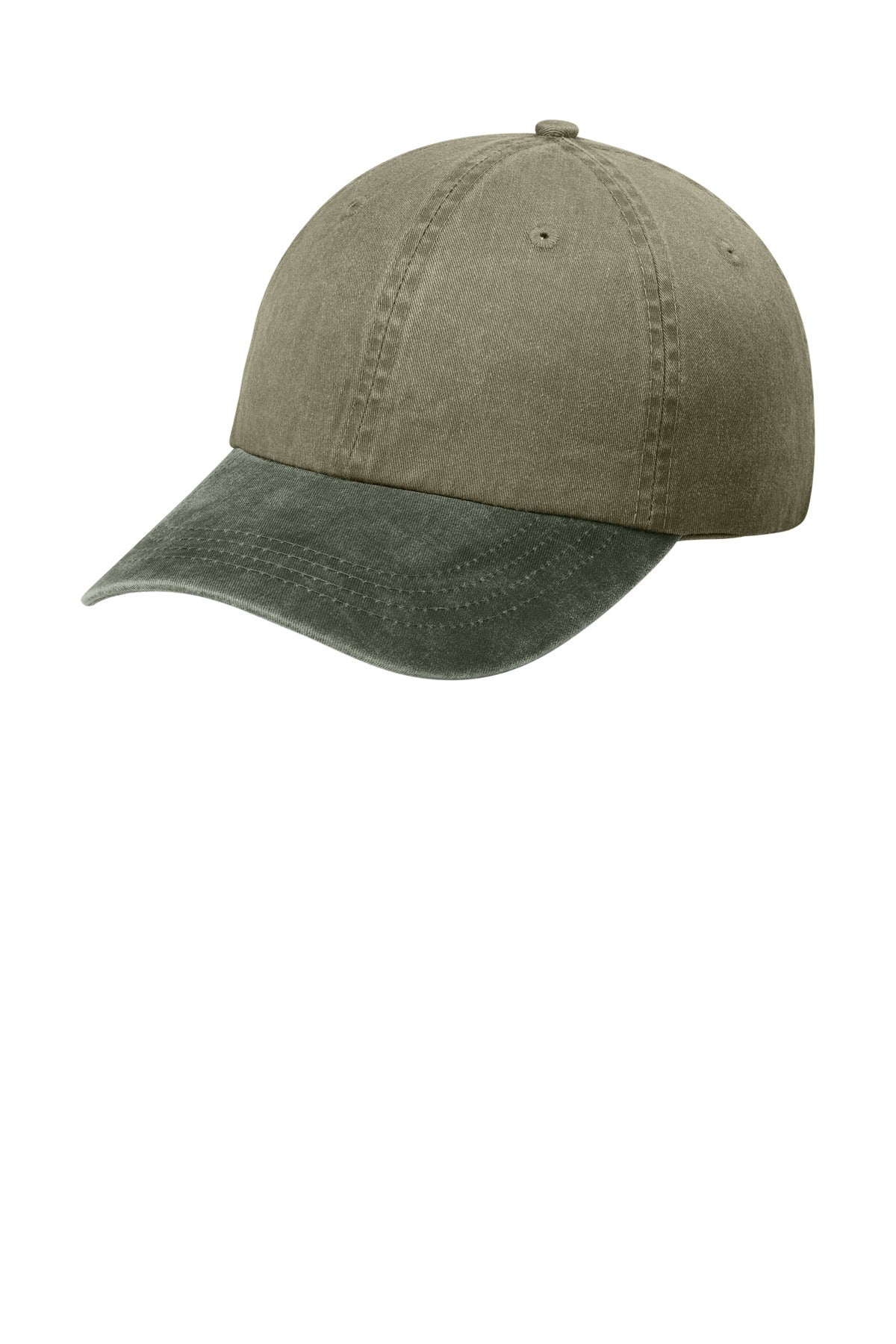 Port & Co   Two-Tone Pigment-Dyed Cap.  CP83