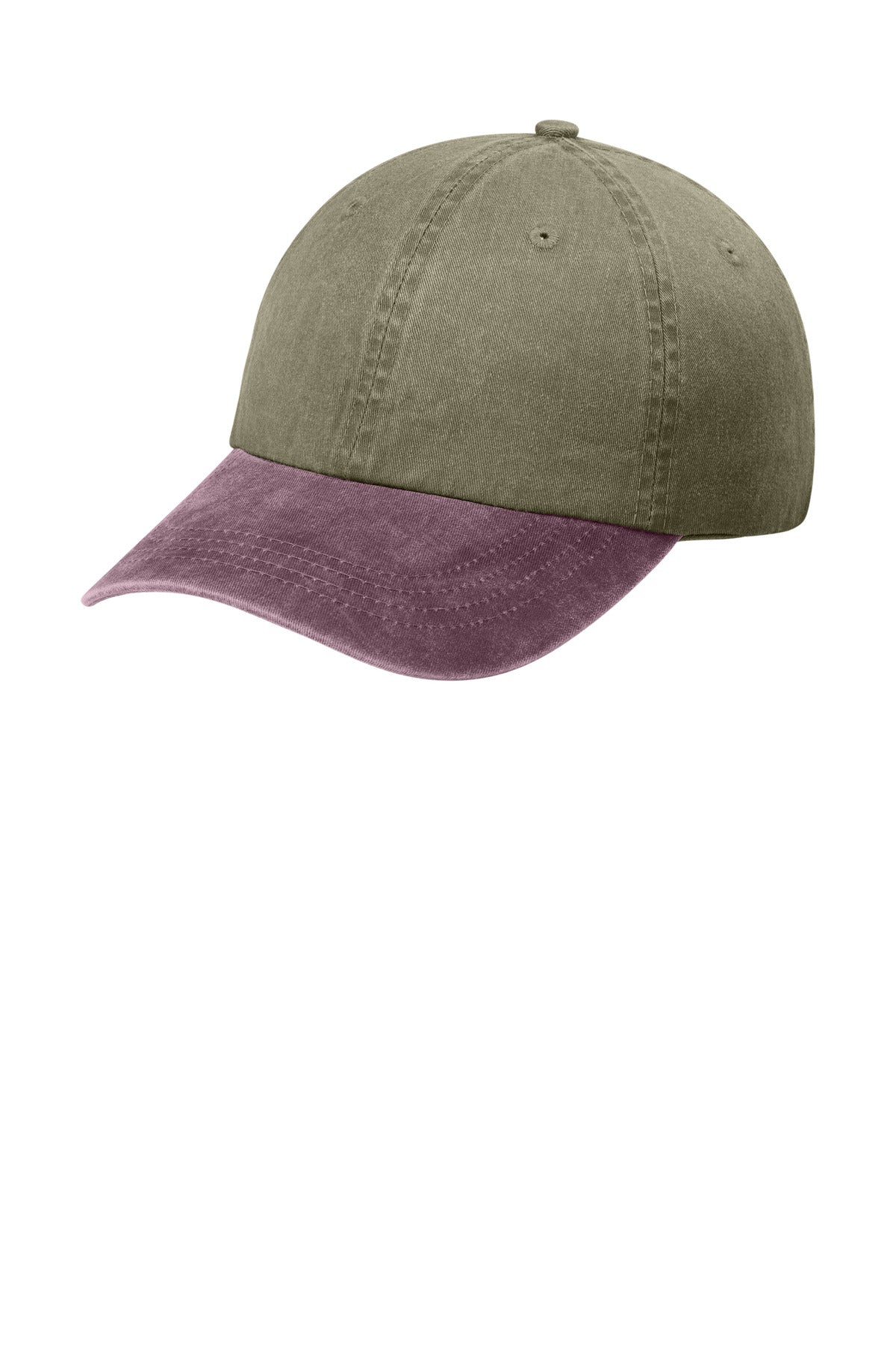 Port & Co   Two-Tone Pigment-Dyed Cap.  CP83
