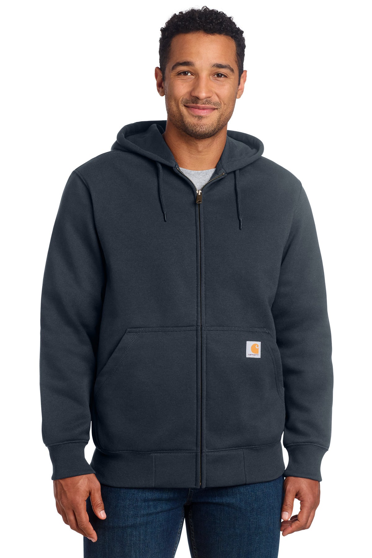 Carhartt  ®  Rain Defender  ®  Paxton Heavyweight Hooded Zip-Front Sweatshirt. CT100614 | Add Your Logo