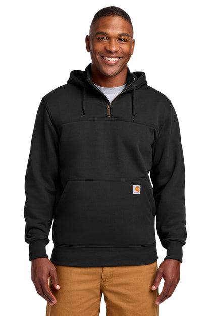 Carhartt    Rain Defender    Paxton Heavyweight Hooded Zip Mock Sweatshirt. CT100617