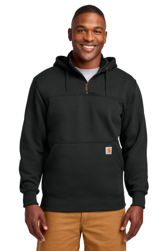 Carhartt    Rain Defender    Paxton Heavyweight Hooded Zip Mock Sweatshirt. CT100617