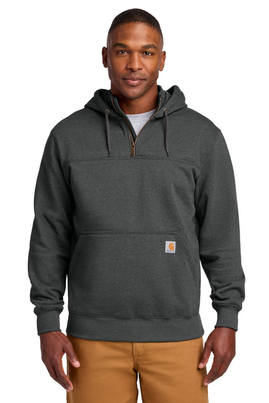 Carhartt    Rain Defender    Paxton Heavyweight Hooded Zip Mock Sweatshirt. CT100617