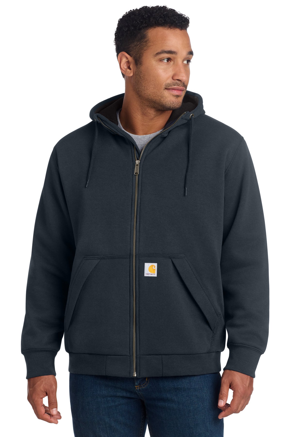 Carhartt ®  Midweight Thermal-Lined Full-Zip Sweatshirt CT104078 | Add Your Logo