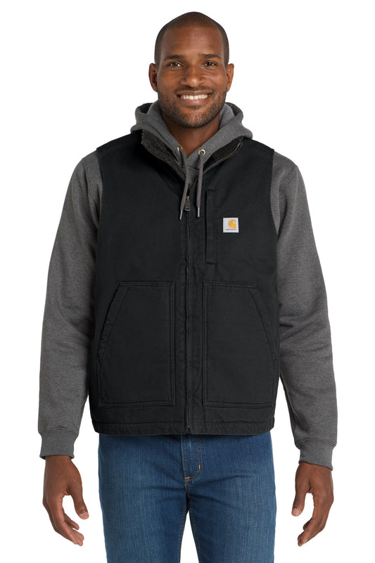 Carhartt ®  Sherpa-Lined Mock Neck Vest CT104277 | Add Your Logo