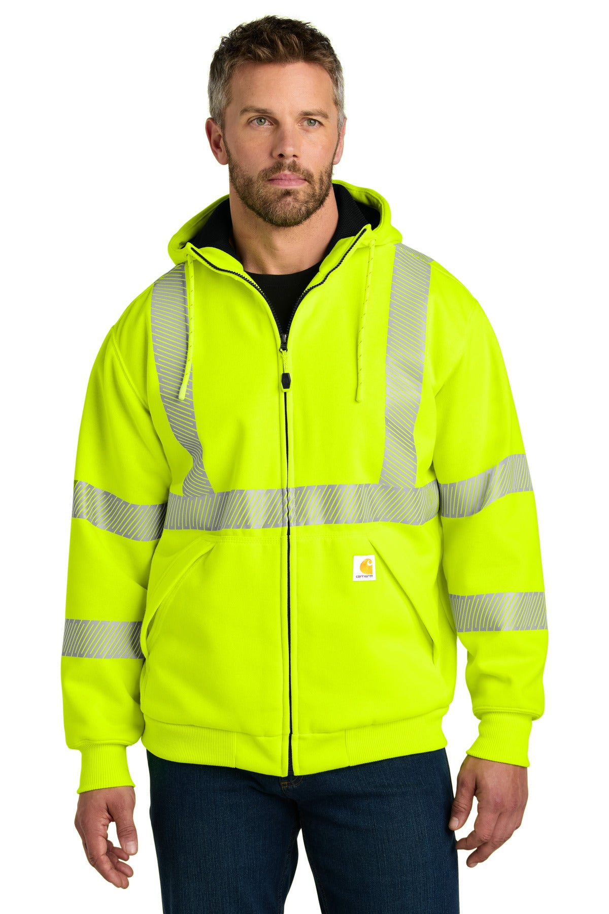 Carhartt   ANSI 107 Class 3 Lined Full-Zip Sweatshirt CT104988