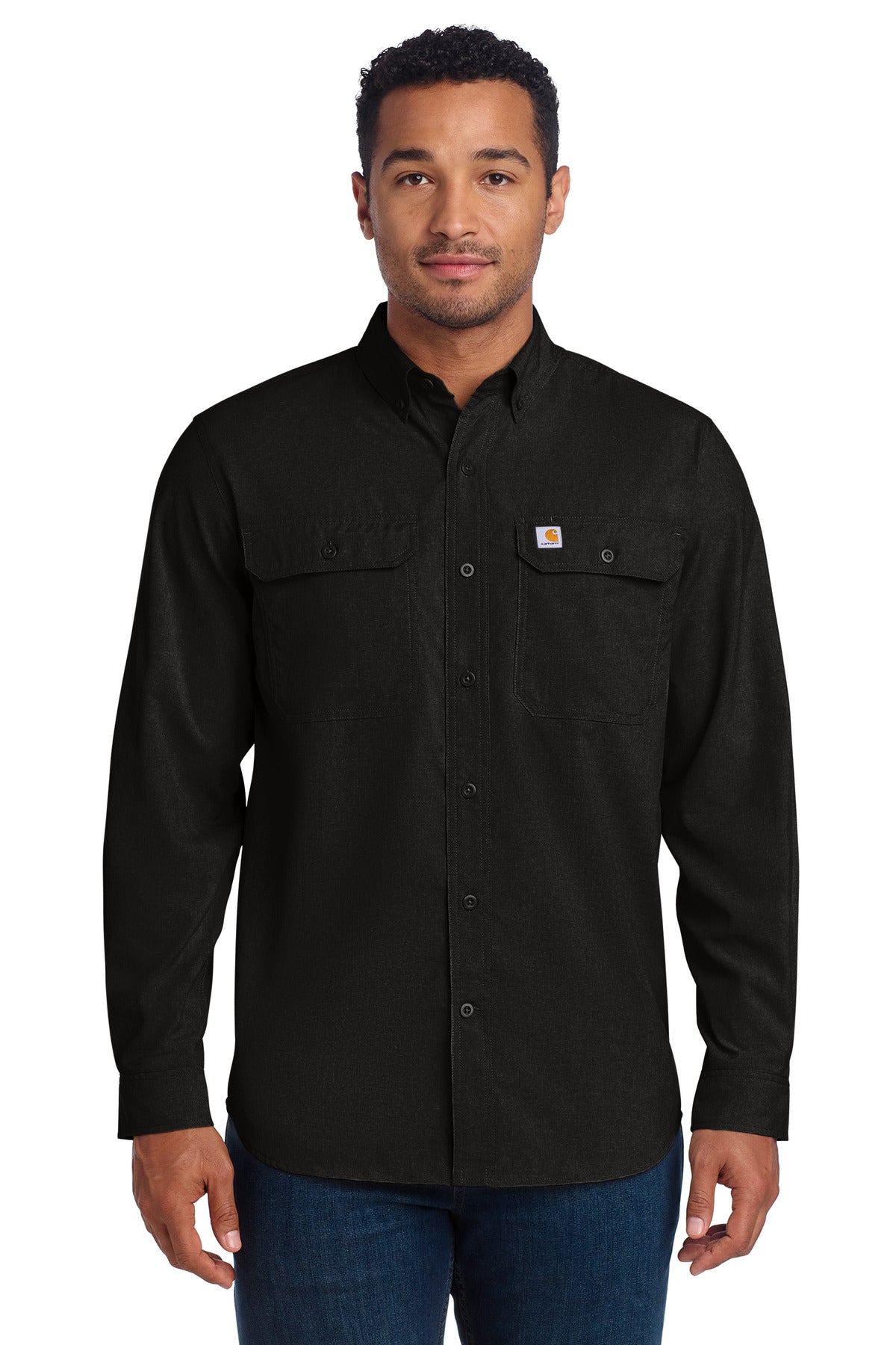 Carhartt Force ®  Solid Long Sleeve Shirt CT105291 | Add Your Logo