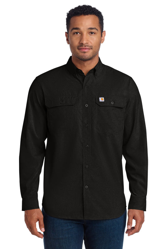 Carhartt Force ®  Solid Long Sleeve Shirt CT105291 | Add Your Logo