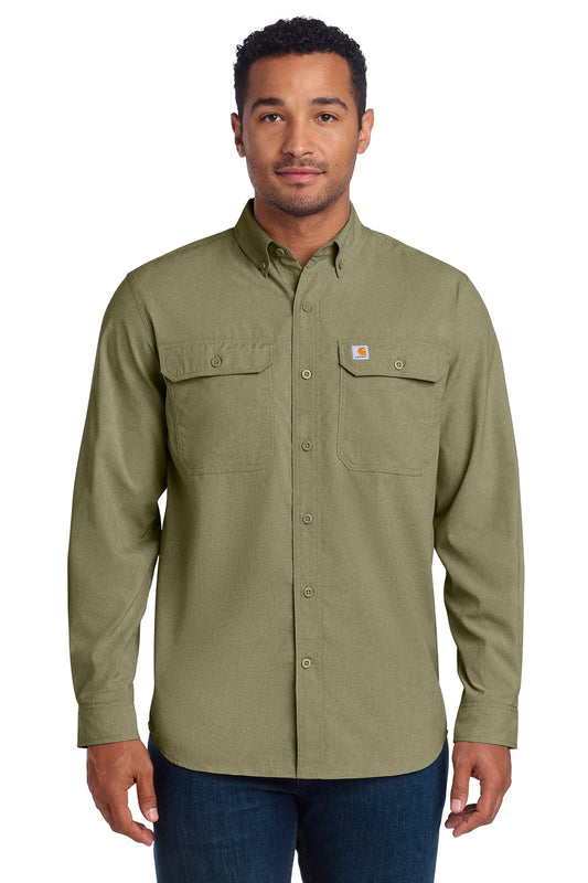 Carhartt Force ®  Solid Long Sleeve Shirt CT105291 | Add Your Logo