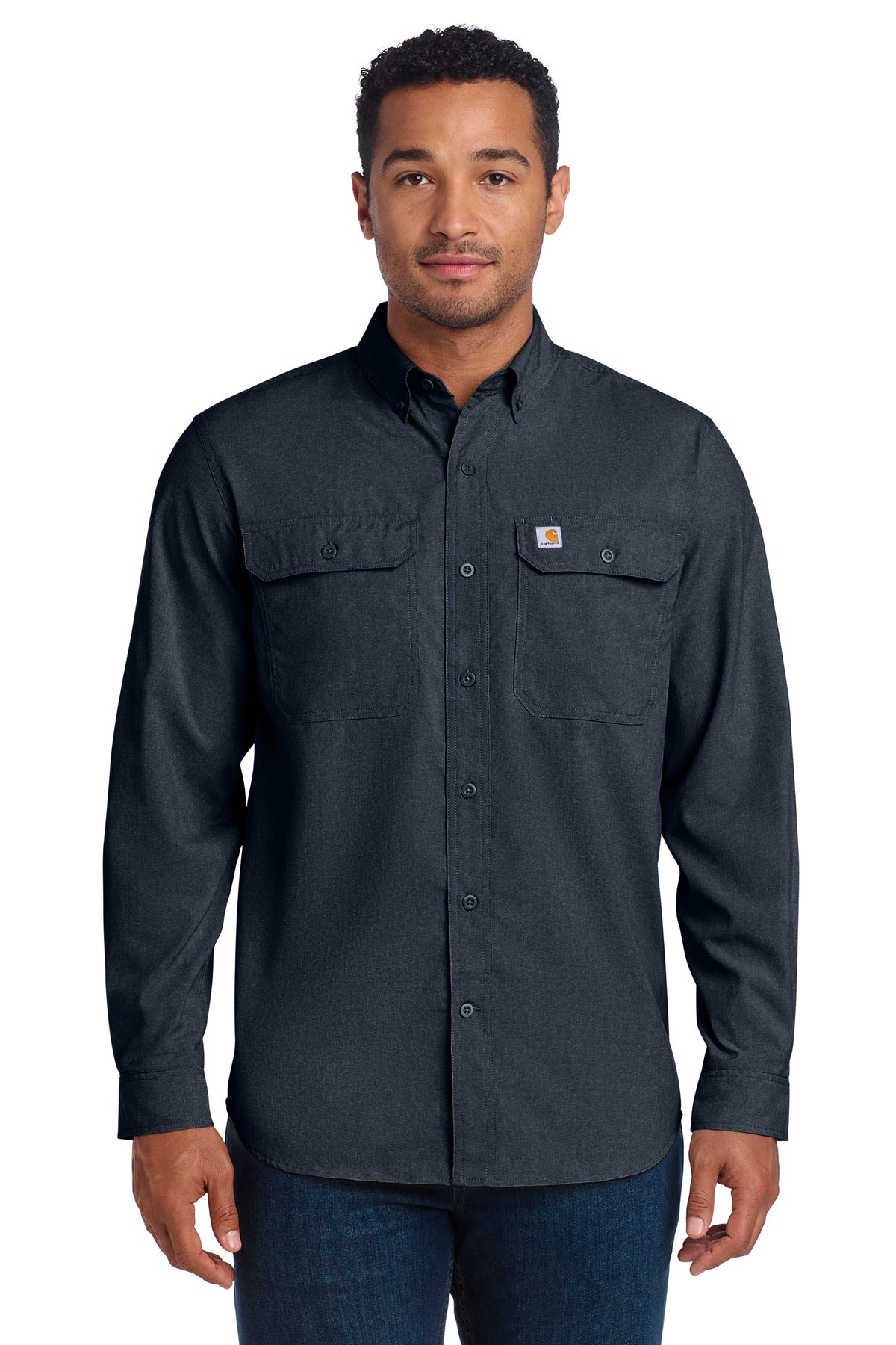 Carhartt Force ®  Solid Long Sleeve Shirt CT105291 | Add Your Logo