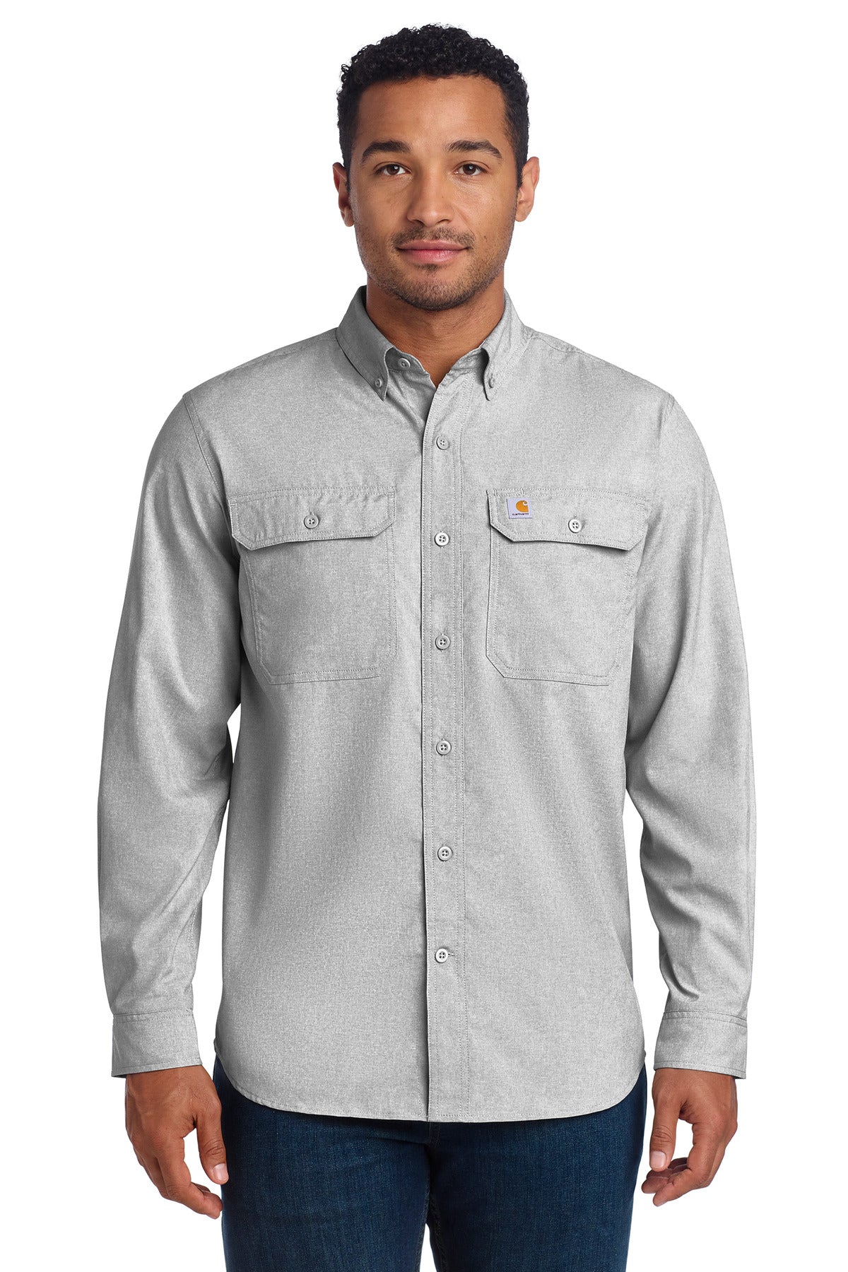 Carhartt Force ®  Solid Long Sleeve Shirt CT105291 | Add Your Logo