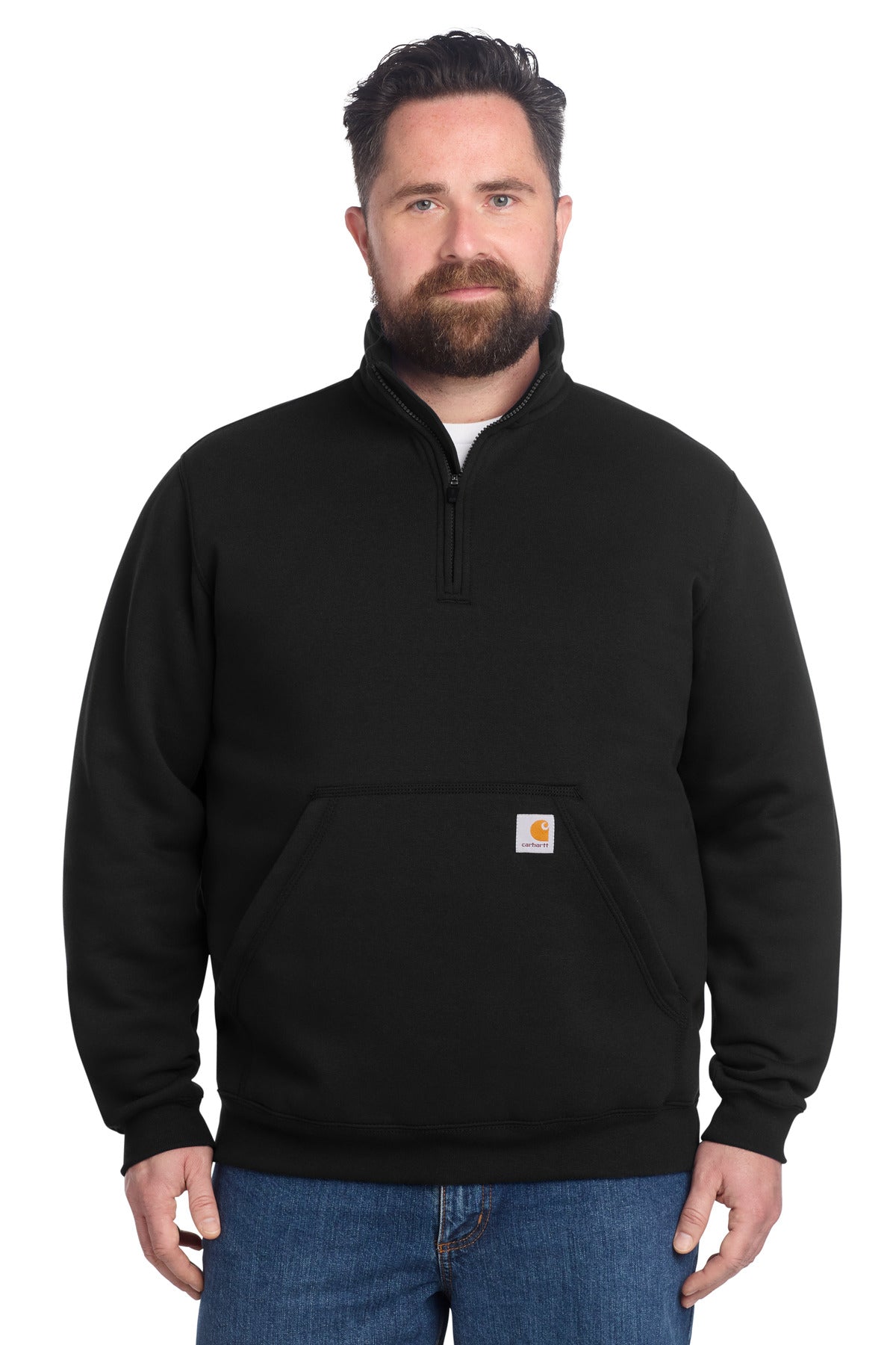 Carhartt ®  Midweight 1/4-Zip Mock Neck Sweatshirt CT105294 | Add Your Logo