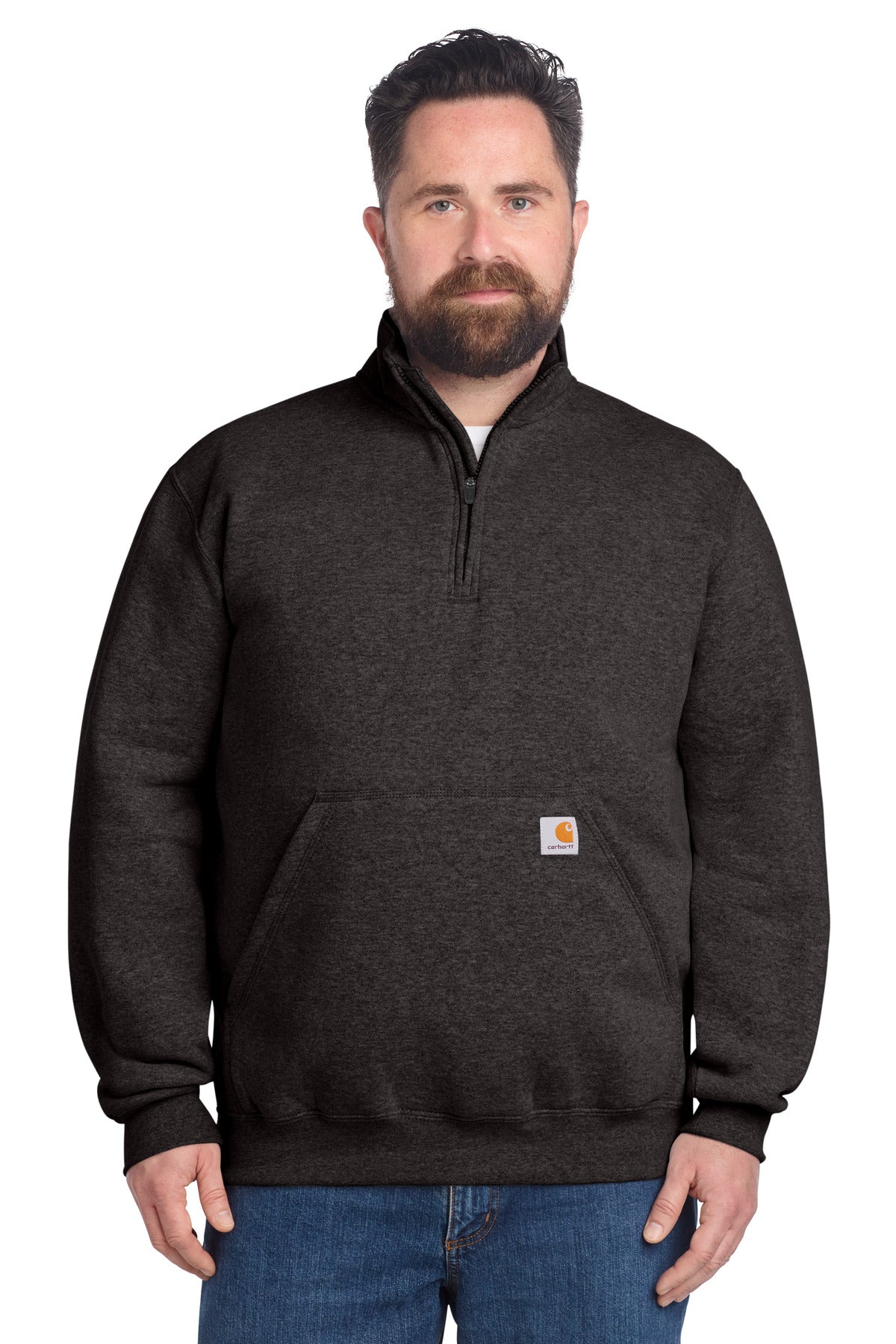 Carhartt ®  Midweight 1/4-Zip Mock Neck Sweatshirt CT105294 | Add Your Logo