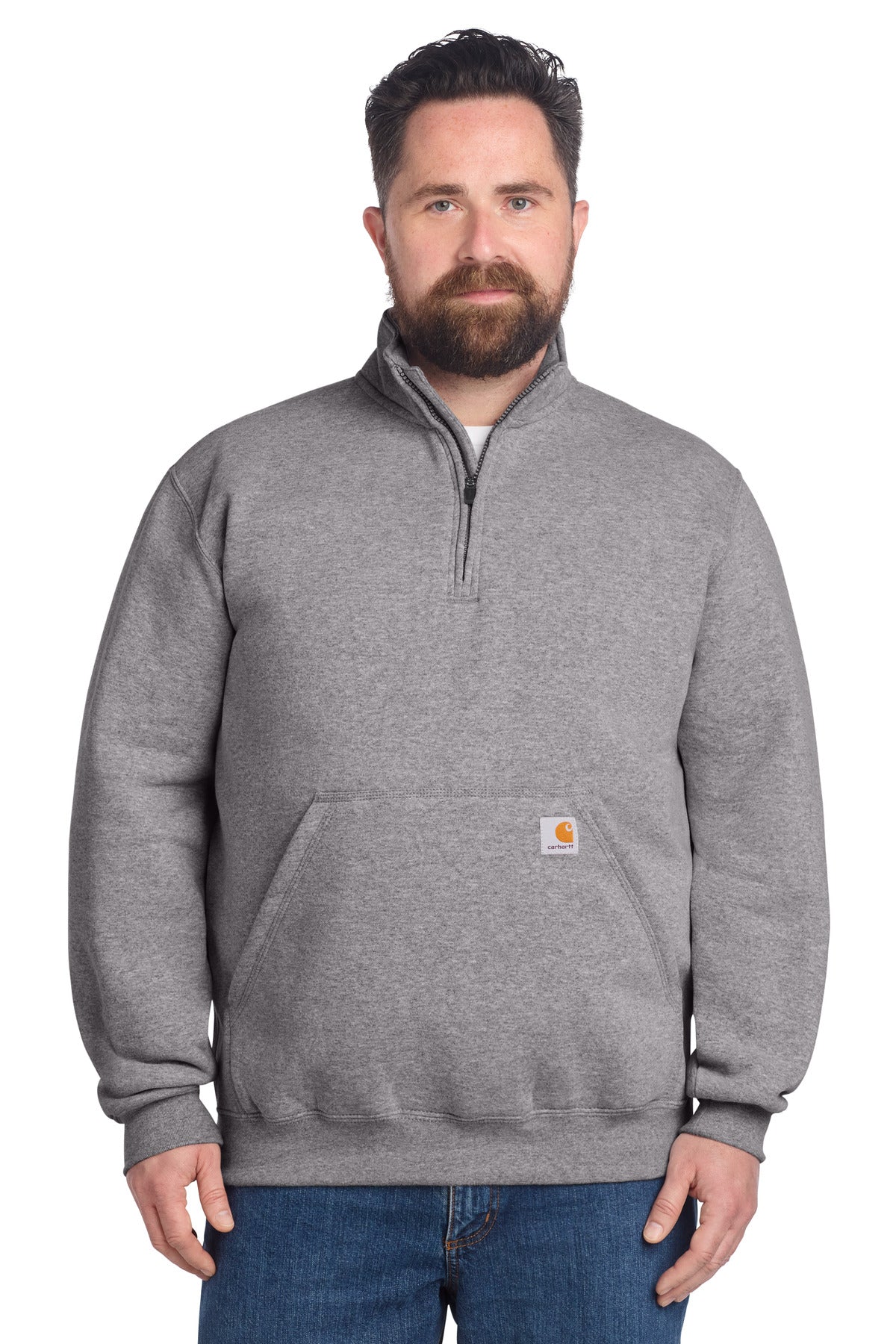 Carhartt ®  Midweight 1/4-Zip Mock Neck Sweatshirt CT105294 | Add Your Logo