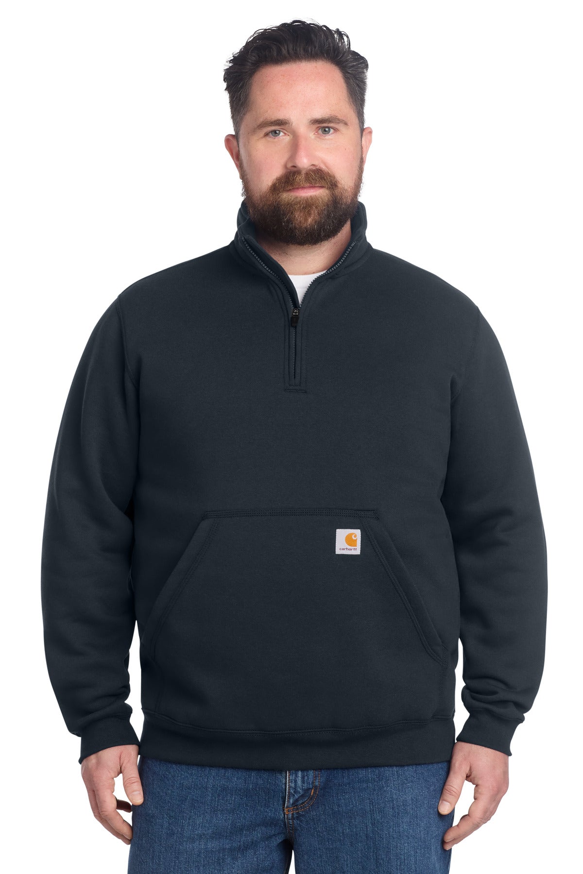 Carhartt ®  Midweight 1/4-Zip Mock Neck Sweatshirt CT105294 | Add Your Logo