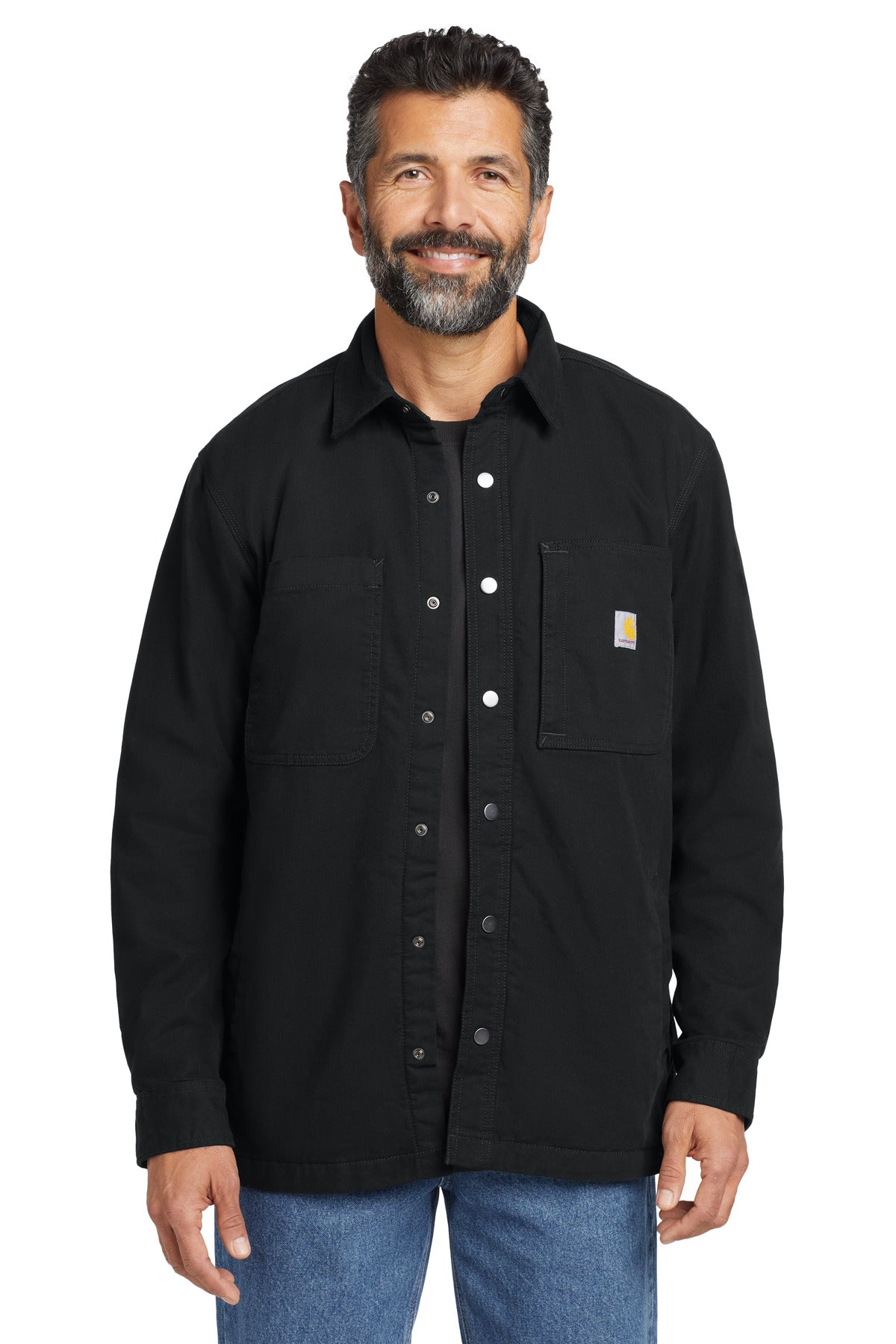 Carhartt ®  Rugged Flex ®  Fleece-Lined Shirt Jac CT105532 | Add Your Logo