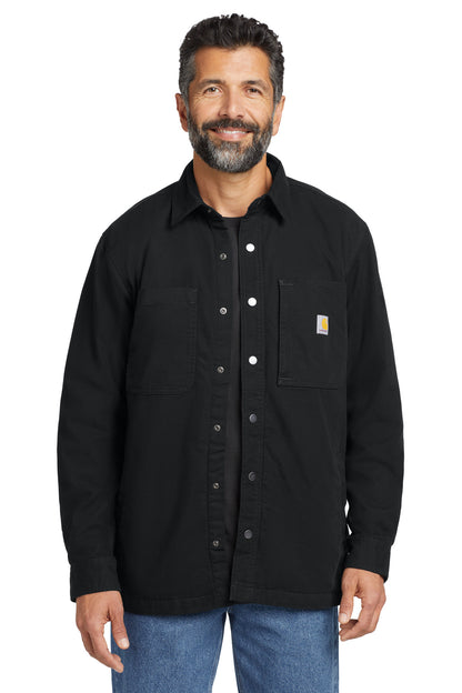 Carhartt ®  Rugged Flex ®  Fleece-Lined Shirt Jac CT105532 | Add Your Logo