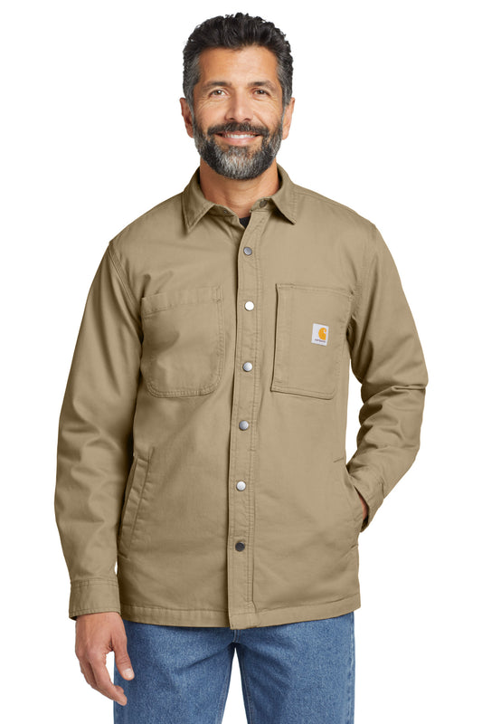 Carhartt ®  Rugged Flex ®  Fleece-Lined Shirt Jac CT105532 | Add Your Logo